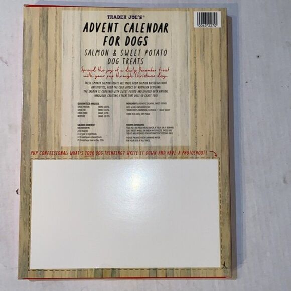 Trader Joe’s Advent Calendar for Dogs 2023 Christmas Xmas NEW TREATS - Picture 4 of 5